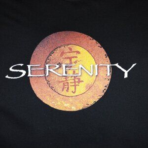 Serenity, Black T-Shirt, 3XL Firefly Graphic Tee